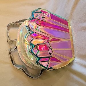 Quartzy Holographic Backpack